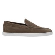 City Boat Mocassin Schoenen Christian Louboutin , Brown , Heren