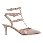 Studded Slingback Stiletto Hakken Valentino , Pink , Dames