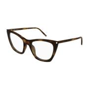 Kate Thin Opt Zonnebril Saint Laurent , Brown , Unisex