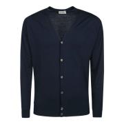 Merino Wol Heren Vest John Smedley , Blue , Heren