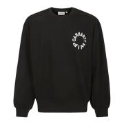 Ballonvormig Grafisch Geborduurd Sweatshirt Carhartt Wip , Black , Her...