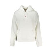 Wit Katoenen Sweatshirt voor Vrouwen Tommy Hilfiger , White , Dames