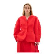 Moderne Scarlet Blazer Jas InWear , Red , Dames