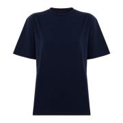 Donkerblauw Katoen Half Sleeve T-Shirt Autry , Blue , Dames