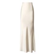 Witte Stijlvolle Rok Andamane , White , Dames