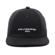 Geborduurde Logo Baseball Cap Stella McCartney , Black , Dames