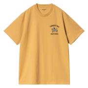 Slimme Sportkatoenen T-shirt met Logo Carhartt Wip , Yellow , Heren