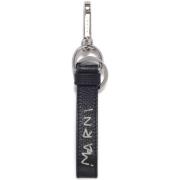 Zwarte Sleutelhouder Stijlvol Accessoire Marni , Black , Unisex