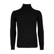 Elegant Turtleneck Sweater Filippo De Laurentiis , Blue , Heren