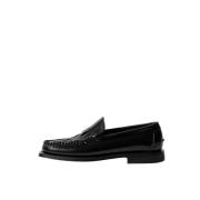 Leren Mocassin Hereu , Black , Dames