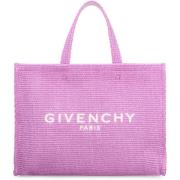 Rieten Geweven Tote Bag Givenchy , Pink , Dames