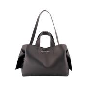 Gewatteerde Leren Shopper Tas - Zwart Acne Studios , Black , Dames