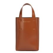 Nano Moca Tas - Stijlvolle Mini Handtas Marni , Brown , Dames