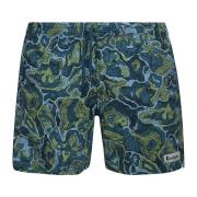 Groene Print Zwemshorts Cotopaxi , Multicolor , Heren