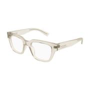 Elegante Leren Schoudertas Saint Laurent , Beige , Unisex