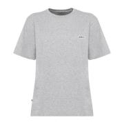 Grijs Katoenen T-shirt met Halve Mouwen en Logo Autry , Gray , Dames