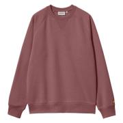 Crew-neck Katoenen Sweatshirt Carhartt Wip , Pink , Heren