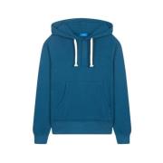 Katoenen hoodie met witte trekkoorden Apnee , Blue , Heren