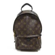 Pre-owned Canvas backpacks Louis Vuitton Vintage , Brown , Dames