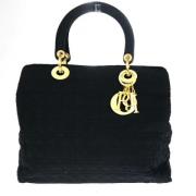 Pre-owned Canvas handbags Dior Vintage , Black , Dames