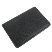 Pre-owned Leather wallets Louis Vuitton Vintage , Black , Unisex