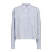 Elegante Skyway Shirt met Bånddetaljer MOS Mosh , Blue , Dames