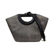 Elegante Crossbody Tas voor Dagelijks Gebruik Borbonese , Black , Dame...