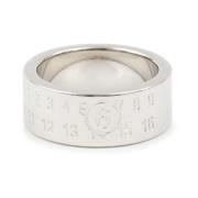 Numerieke Handtekening Ring MM6 Maison Margiela , Gray , Dames