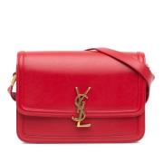 Pre-owned Leather shoulder-bags Yves Saint Laurent Vintage , Red , Dam...