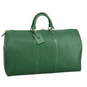 Pre-owned Leather louis-vuitton-bags Louis Vuitton Vintage , Green , U...