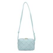 Leather shoulder-bags Bottega Veneta , Blue , Dames