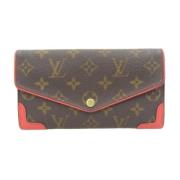 Pre-owned Canvas wallets Louis Vuitton Vintage , Brown , Dames