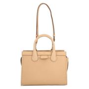 Leather shoulder-bags Chloé , Beige , Dames