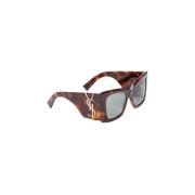 Groene Zonnebril 2301 HAV HAV Saint Laurent , Brown , Dames