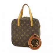 Pre-owned Canvas handbags Louis Vuitton Vintage , Brown , Dames