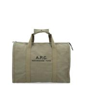 Recuperation Gymtas in canvas A.p.c. , Green , Heren