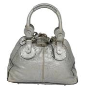 Pre-owned Leather handbags Chloé Pre-owned , Gray , Dames