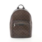 Pre-owned Canvas backpacks Louis Vuitton Vintage , Brown , Heren