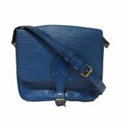 Pre-owned Fabric louis-vuitton-bags Louis Vuitton Vintage , Blue , Dam...