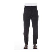 Tijdloze Elegantie Broek Alpha Studio , Gray , Heren