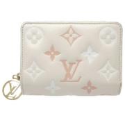 Pre-owned Leather wallets Louis Vuitton Vintage , Beige , Dames