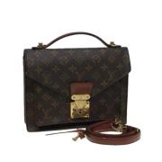 Pre-owned Canvas louis-vuitton-bags Louis Vuitton Vintage , Brown , Da...