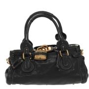 Pre-owned Leather handbags Chloé Pre-owned , Black , Dames