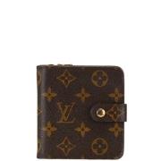 Pre-owned Canvas wallets Louis Vuitton Vintage , Brown , Dames