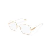 Gouden Optisch Montuur met Accessoires Gucci , Yellow , Dames