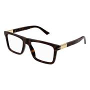 Stijlvolle monturen in Havana kleur Gucci , Brown , Unisex