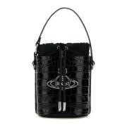 Daisy Emmer Tas van Zwart Leer Vivienne Westwood , Black , Dames