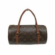 Pre-owned Canvas handbags Louis Vuitton Vintage , Brown , Dames