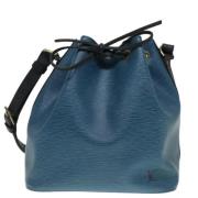 Pre-owned Leather louis-vuitton-bags Louis Vuitton Vintage , Blue , Da...