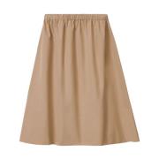 Bruine Midi Rok met Zakken Fabiana Filippi , Beige , Dames